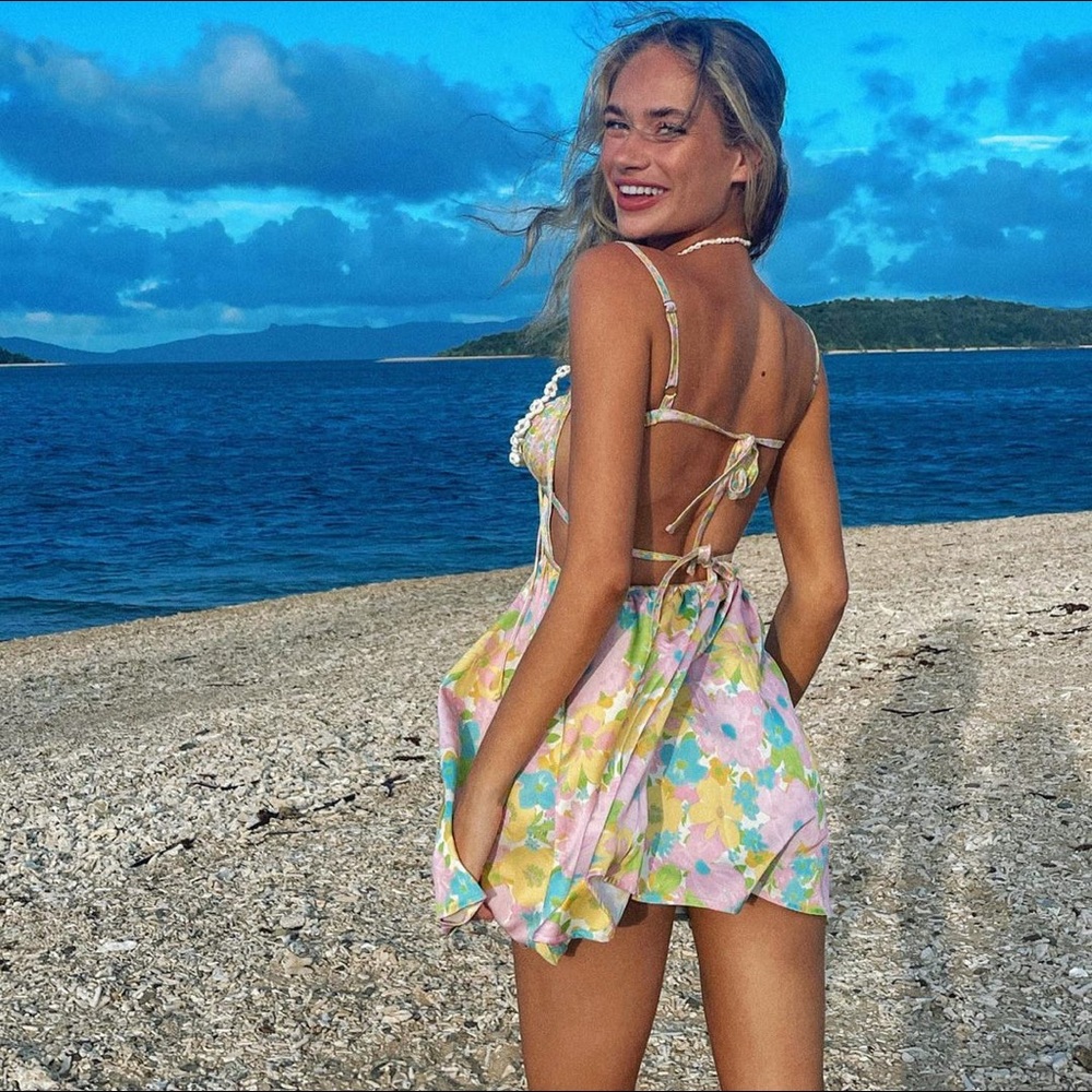 For Love and Lemons Emily Mini Dress